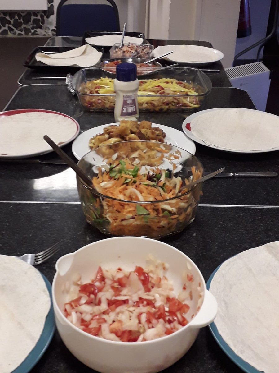 CentreTenby's tweet photo. Fresh homemade fajitas and spicy cheesy bites for Feed Me Friday this week! Pupils adding to their skill set daily! #teamtenby #superproud https://t.co/lxdBqU7Rif