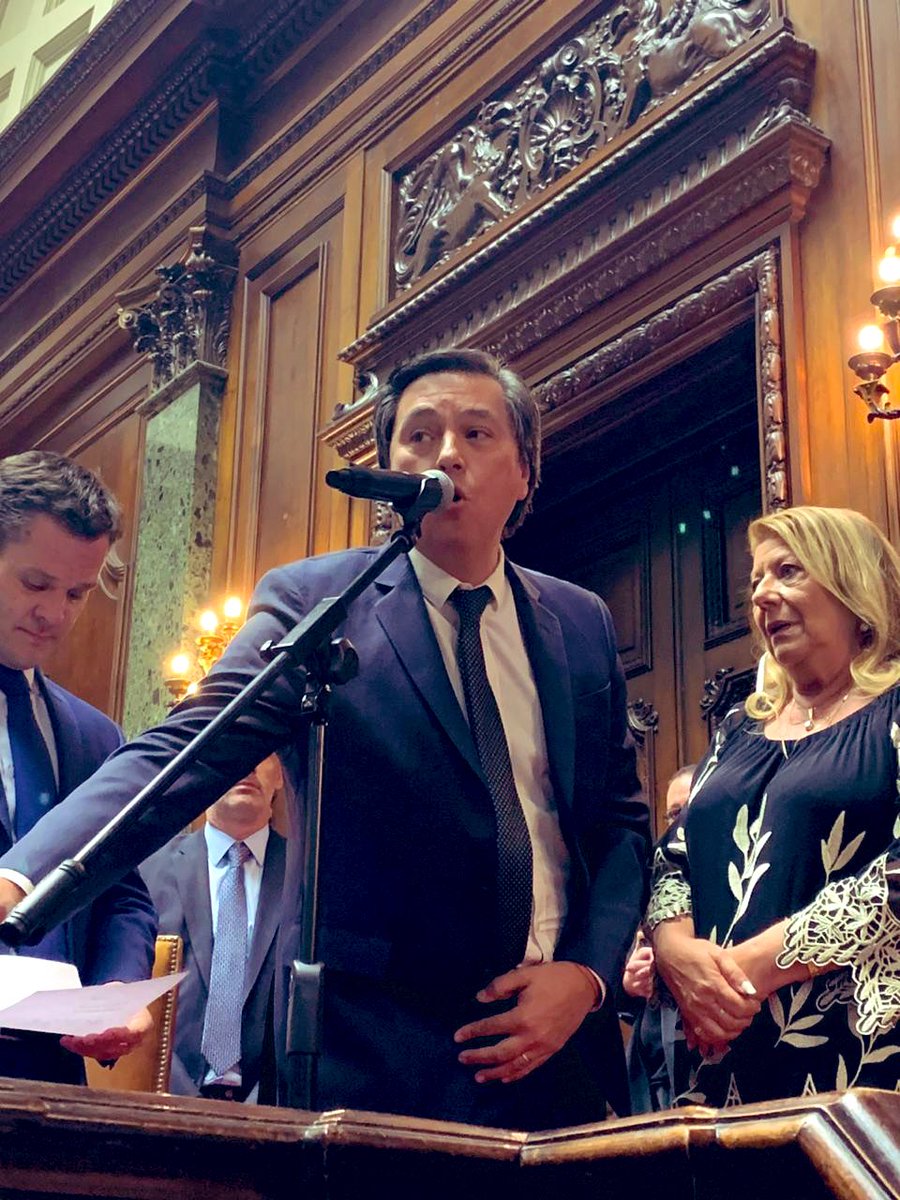 En #JuevesDeSesión El Diputado <a href="/danielpresti/">Daniel Presti</a> con segundo mandato cumplido juró como nuevo miembro de la Auditoría General de la Ciudad junto a @mrherrero_pro en <a href="/LegisCABA/">Legislatura CABA</a> 
Felicitaciones en esta nueva etapa! 🎉💪👏