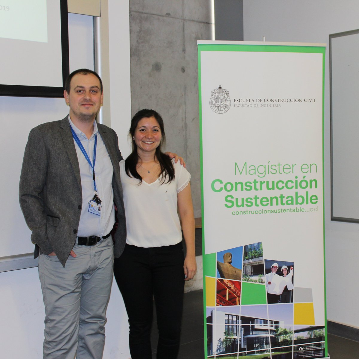 El lunes 2 de Diciembre, Valentina Fernández, alumna del programa de #MagísterEnConstrucciónSustentable, expuso exitosamente su defensa titulada "Análisis del comportamiento térmico y mecánico de contrachapados de madera mejorados con materiales de cambio de fase". #ECCUC