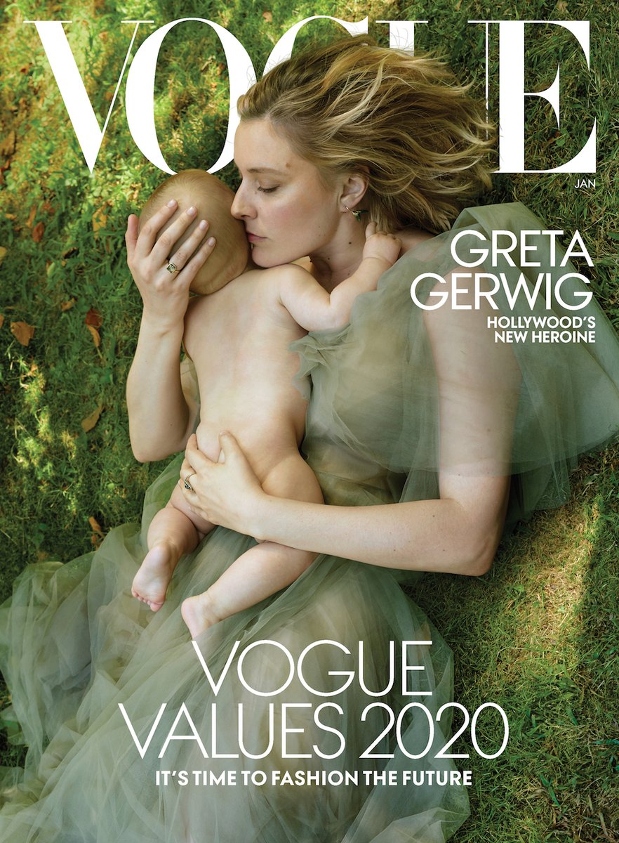 Our third January cover star is #GretaGerwig! With a hotly awaited adaptation of #LittleWomen coming out this year, Gerwig has solidified her role as a filmmaker of uncanny ambition and artistic intent. Read the full profile: http://vogue.cm/vS3hzda