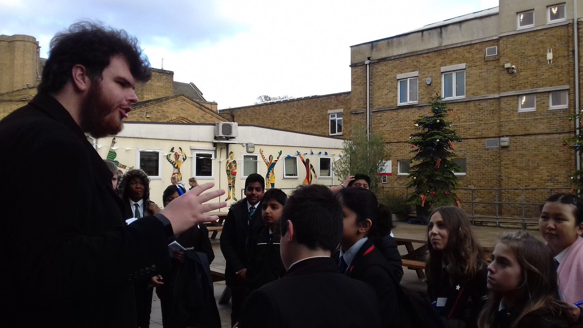 AimHigherLSouth's tweet photo. Campus trails at St Mary’s and  Campus bingo along the trails with Student Ambassadors @StMarysOutreach at our Aimhigher London Y8 Higher Futures conference @RavensbourneUK @UCOLondon @GoldSchools @RoeOutreach https://t.co/jACFH8mzHU