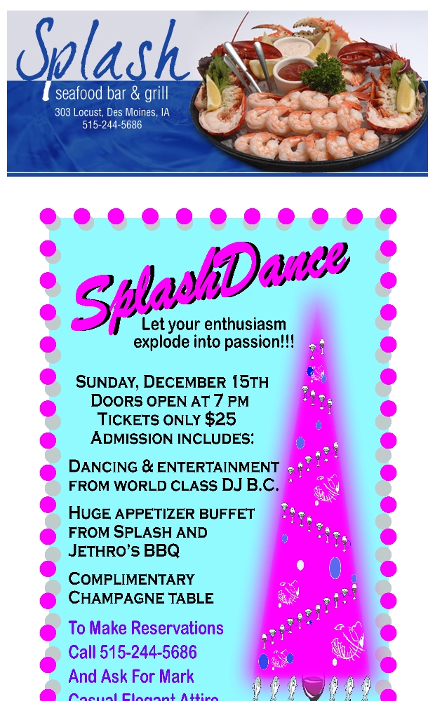 SplashSeafood's tweet photo. Splashdance and more!!! https://t.co/GNDdbV3WJB https://t.co/lhMwwspmN3