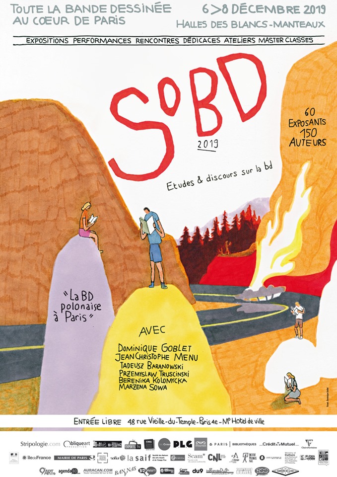 bibforney's tweet photo. @bibforney participe au salon #SoBD samedi 7 et dimanche 8/12 avec  la Bibliothèque Arthur Rimbaud et @bibCanopee  de 14h à 19h aux Blancs-Manteaux dans l'espace de la bibliothèque éphémère ! Cette année la BD polonaise est en vedette, nous présenterons 5 #graphzines polonais https://t.co/MCwylS3zdt