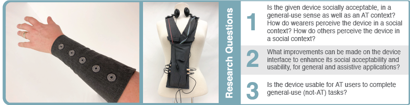 CACPGT_Access's tweet photo. The Wireless RERC is Building Capacity in Accessible Design: Social Acceptability and Assistive Usability Audit https://t.co/ccjCT4gHCj #SmartTextiles #SmartClothes #Wearables #AccessibleDesign #UsabilityResearch https://t.co/K6VZr3u6QZ