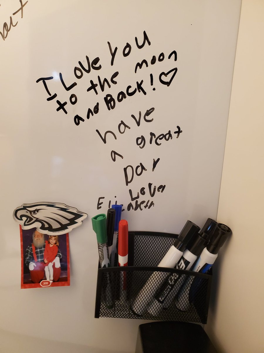 S_Esposito3's tweet photo. When your daughter leaves you messages at your desk! 🥰 #AllTheFeels https://t.co/jfpSNkFONS
