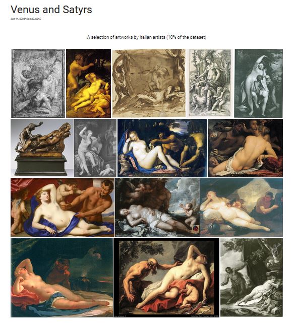 bender_k's tweet photo. Beyond rhetoric in mythological painting: quantitative #Iconography of Venus &amp; Satyrs versus Susanna &amp; Elders #arthistory
#imagecontagion #digitalarthistory #CulturalAnalytics 
https://t.co/U88cinLkDi
#DistantViewing (3): Beauties and their peeping toms'
https://t.co/BeUEFBTw30 https://t.co/qE1dOi9wvP