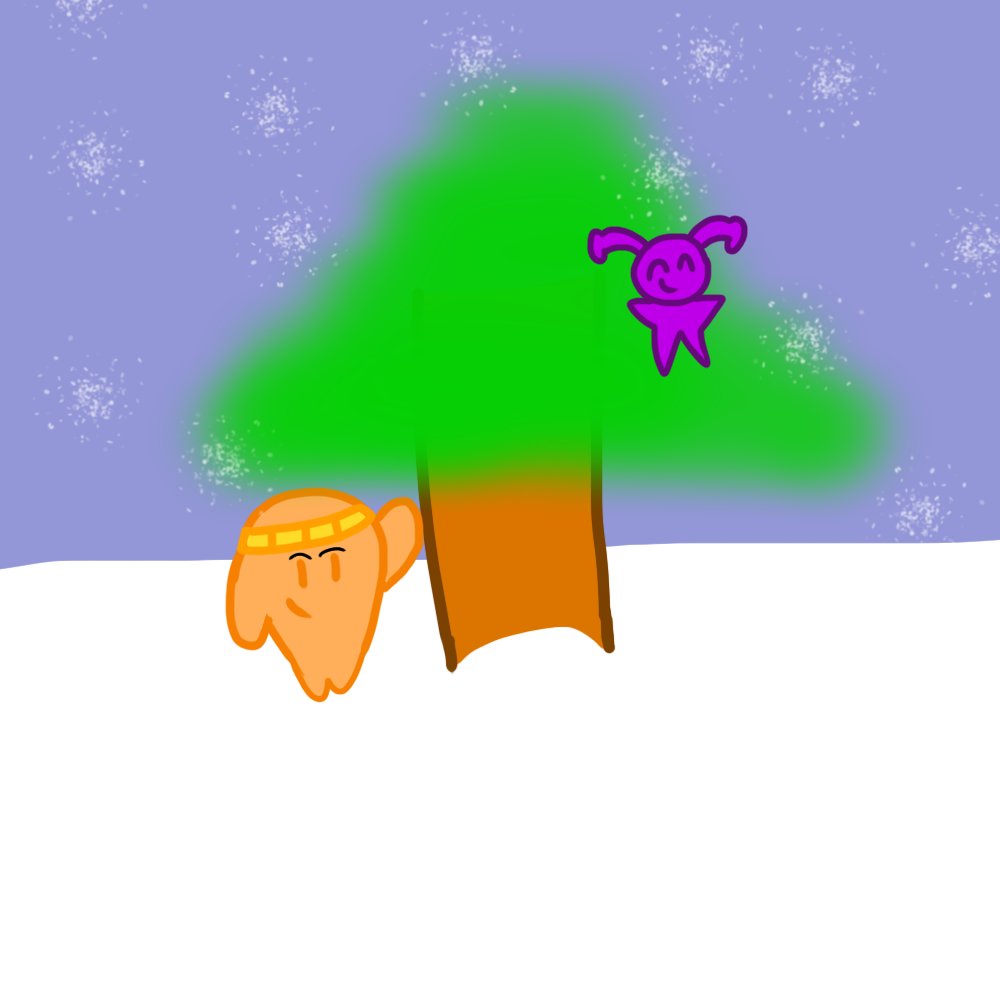 #JackboxFanart Jeff/Alpha and Jerry/Jester finding a good Christmas Tree