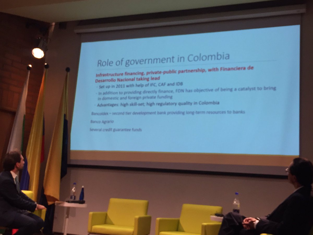 migsarmiento17's tweet photo. Excellent presentation by @TL_Beck_London on long term #finance and the challenges for #Colombia to increase #infrastructure under a complex and concentrated #banking system at #IFABS #Medellin https://t.co/87Ij28yTxf