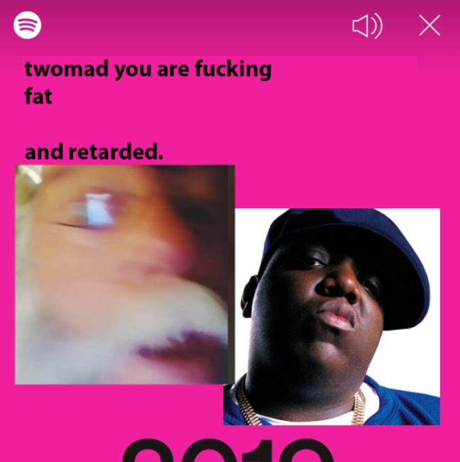 twomad 🤏🗿 on Twitter "OMG SPOTIFY HOW DID YOU KNOW MY TOP SONG…