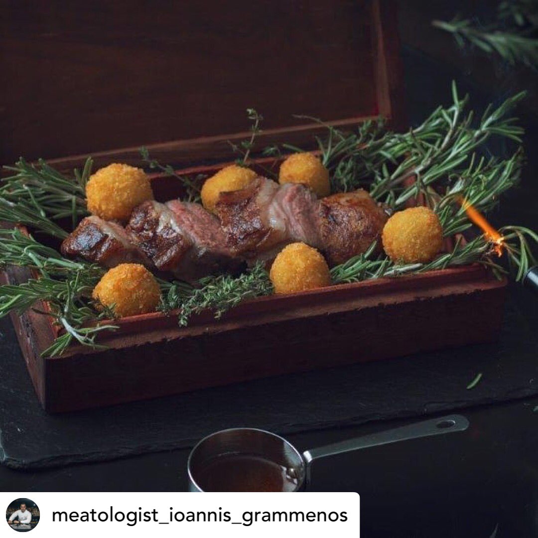 Alliance__UK's tweet photo. Wow how amazing is this TE MANA LAMB Dish #temanalamb #nzlamb 🙌🏻🔥  The Pandora box ,  Te mana Lamb rump , with aubergine &amp; parmesan croquettes! Created by chef Ionnais Grammenos from @HippodromeLDN #lamb #croquettes #ramp #newzealand #meat #meatologist https://t.co/SiXNUWwEe7