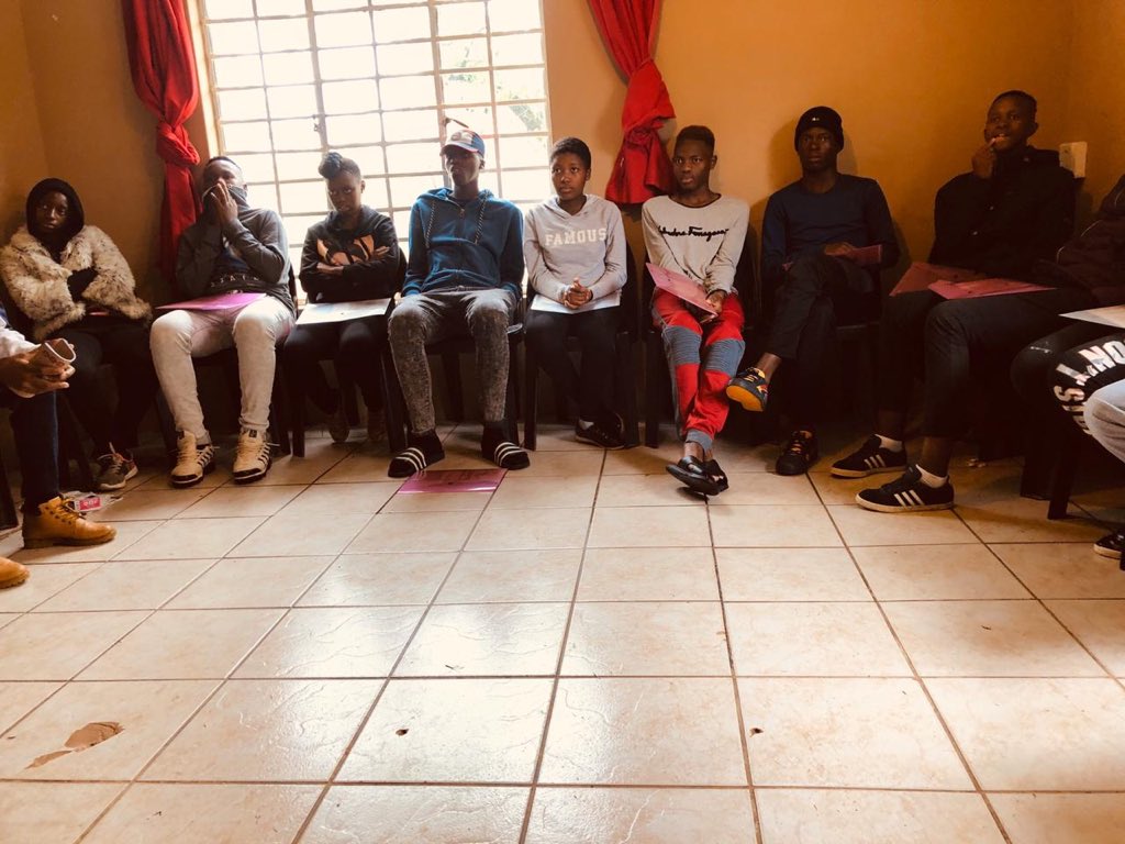 CampSizanani's tweet image. Life skills 2
The first session of the day where the campers are discussing puberty.