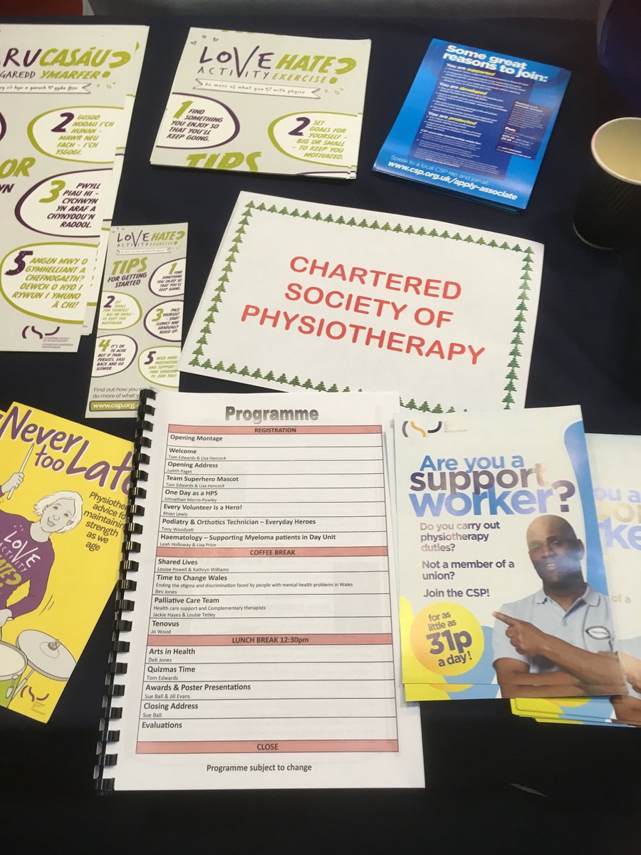 SherylB76's tweet photo. Fantastic well organised event #HCSWConference19 #everydayheroes, Come and say hello @AneurinBevanUHB @ABUHBPT ๐๐ #CSPAssociates #mylocalcsp @CSPWales @CSP https://t.co/tXefUaTOed