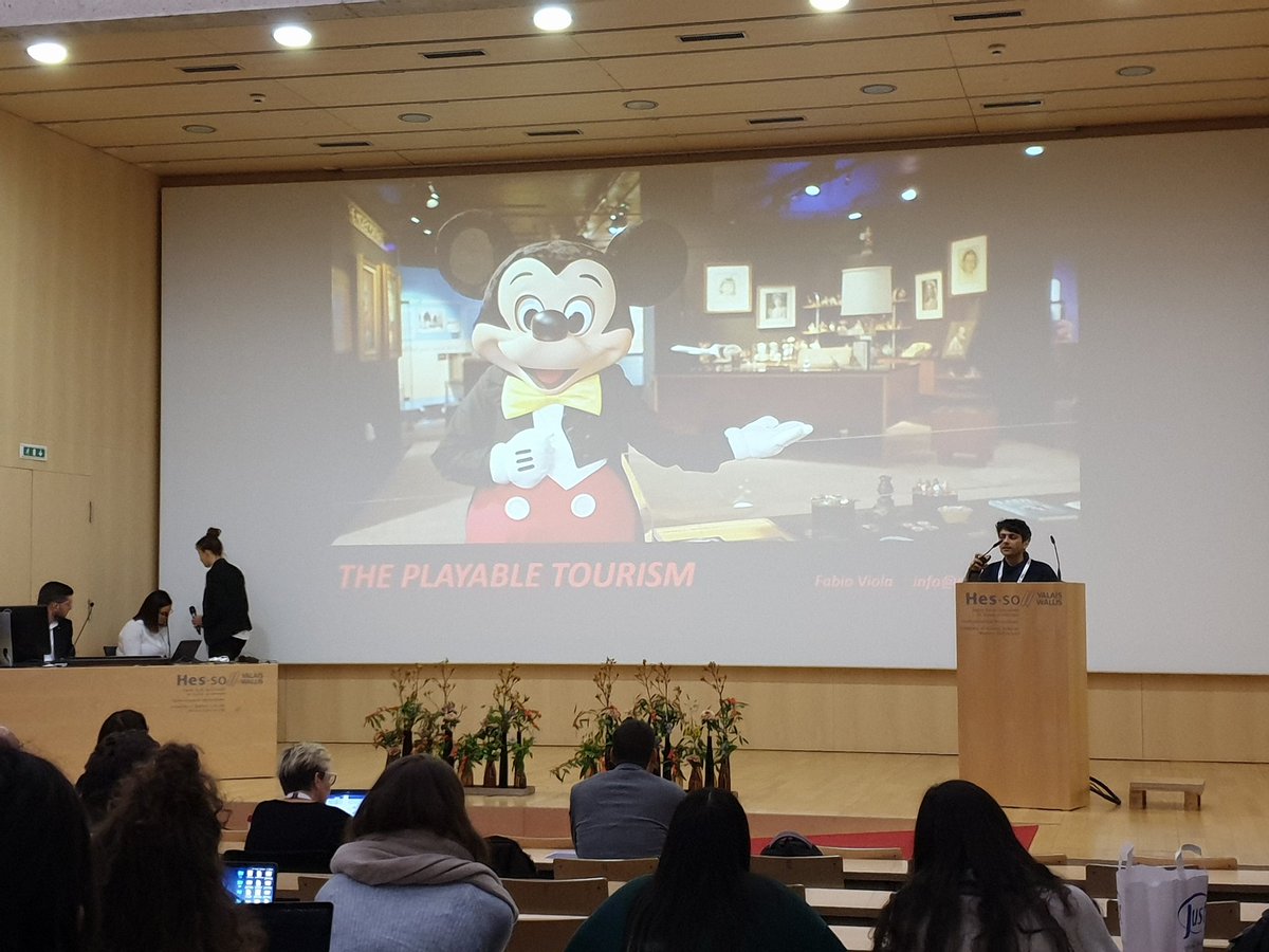 RolandSchegg's tweet image. @FabioViola talking about playable tourism at #tpmsierre at @hessovalais @tpmsierre