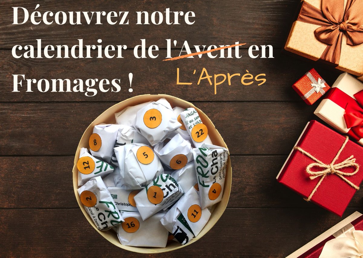 🎄Meilleur cadeau de Noël 🎄
Plus de calendrier de l'Avent?  On a créé le calendrier de l'Après !
Le principe est le même, 24 fromages secrets à découvrir tous les jours avec une fiche explicative ! ⭐️
Réservez vite le vôtre -> tentationfromage.fr/fromage/calend…