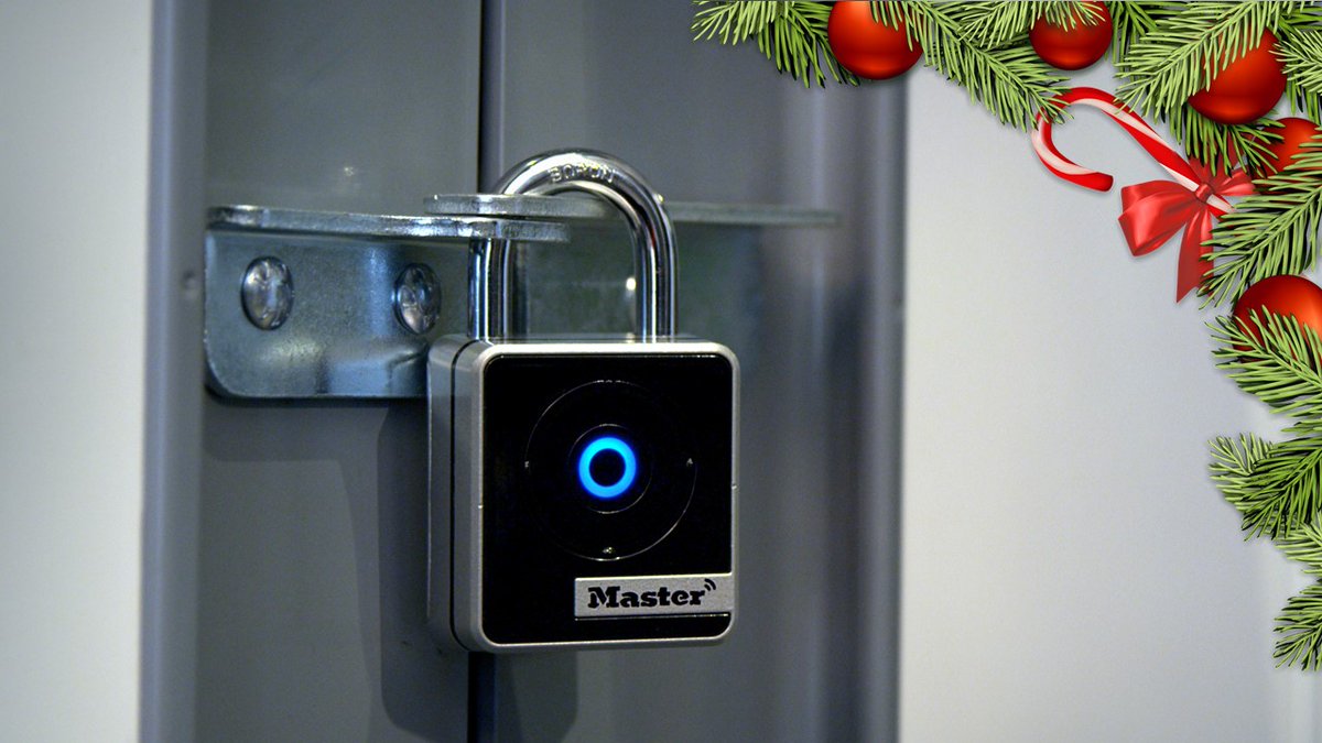 [Christmas present idea] 🎁
Need to find original idea for Christmas ? A bluetooth smart padlock is the perfect upgrade for their locker.  bit.ly/340HzAs