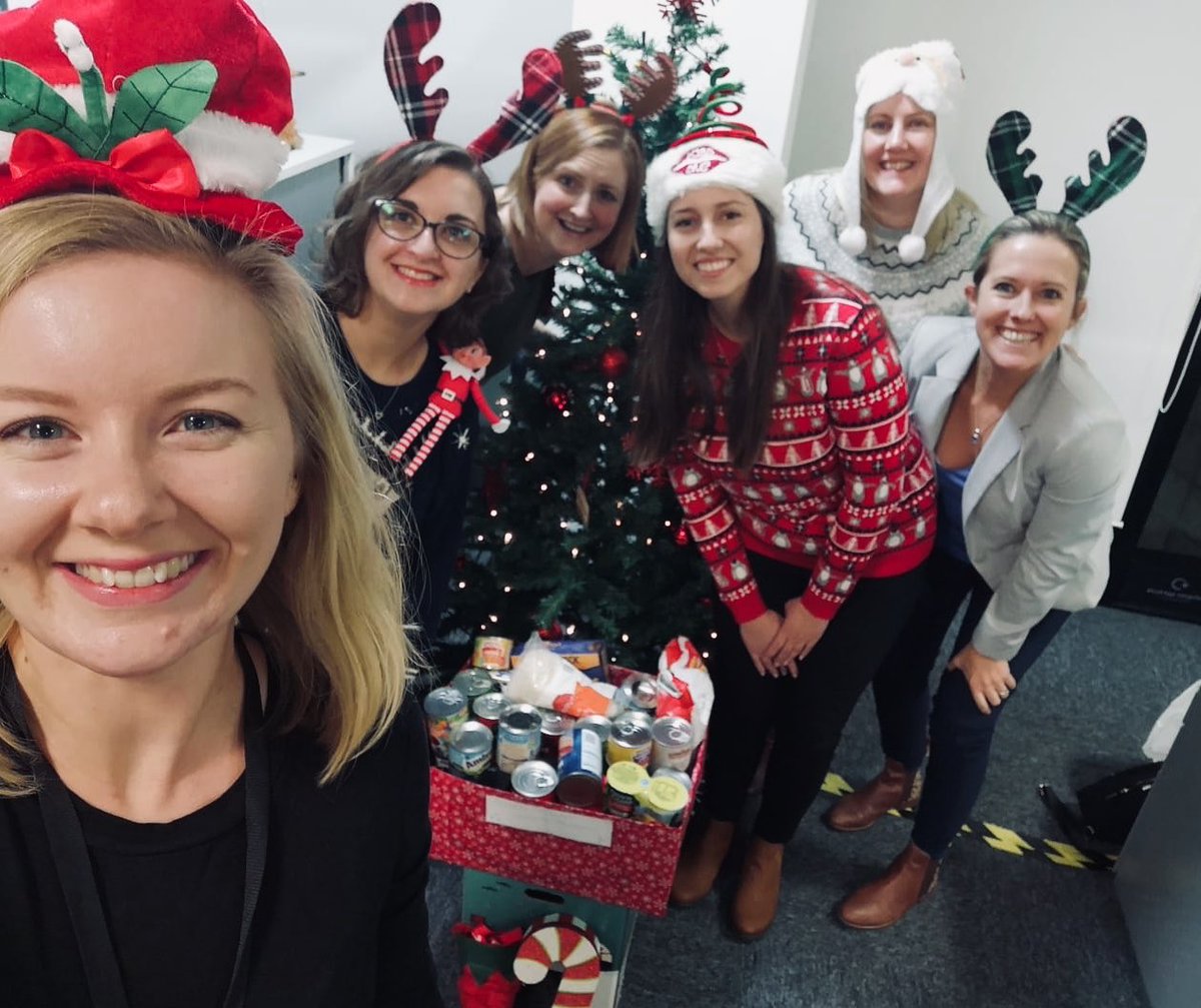 ConferencePart's tweet photo. Here’s our #Scotland team with some of the donations we’re giving to @EdinFoodProject #foodbank @eicc today. We had a great response from colleagues in neighbouring offices & hope we can make Christmas a little easier for families in need 🎄✨
#CPIChristmas #CPIpeople #eventprofs https://t.co/0wh4v63e2n