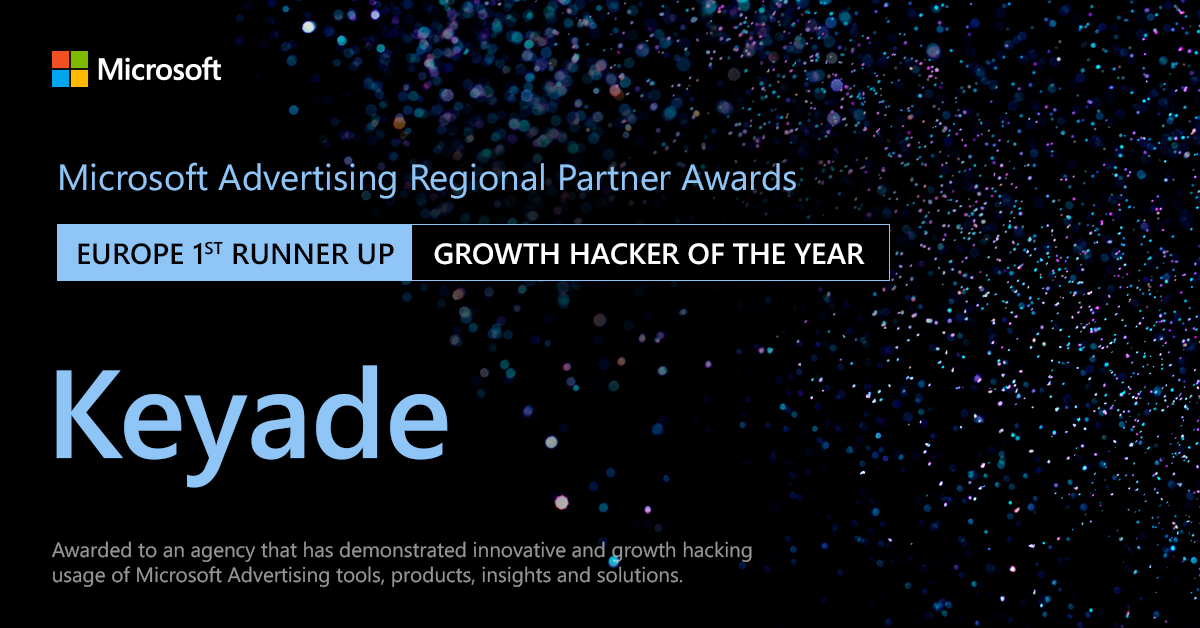 MSFTAdvertising's tweet image. A big congratulations to the first runner-up of the Growth Hacker of the Year Award – Keyade @keyade #MSFTAdspartner #MSFTAdspartnerawards