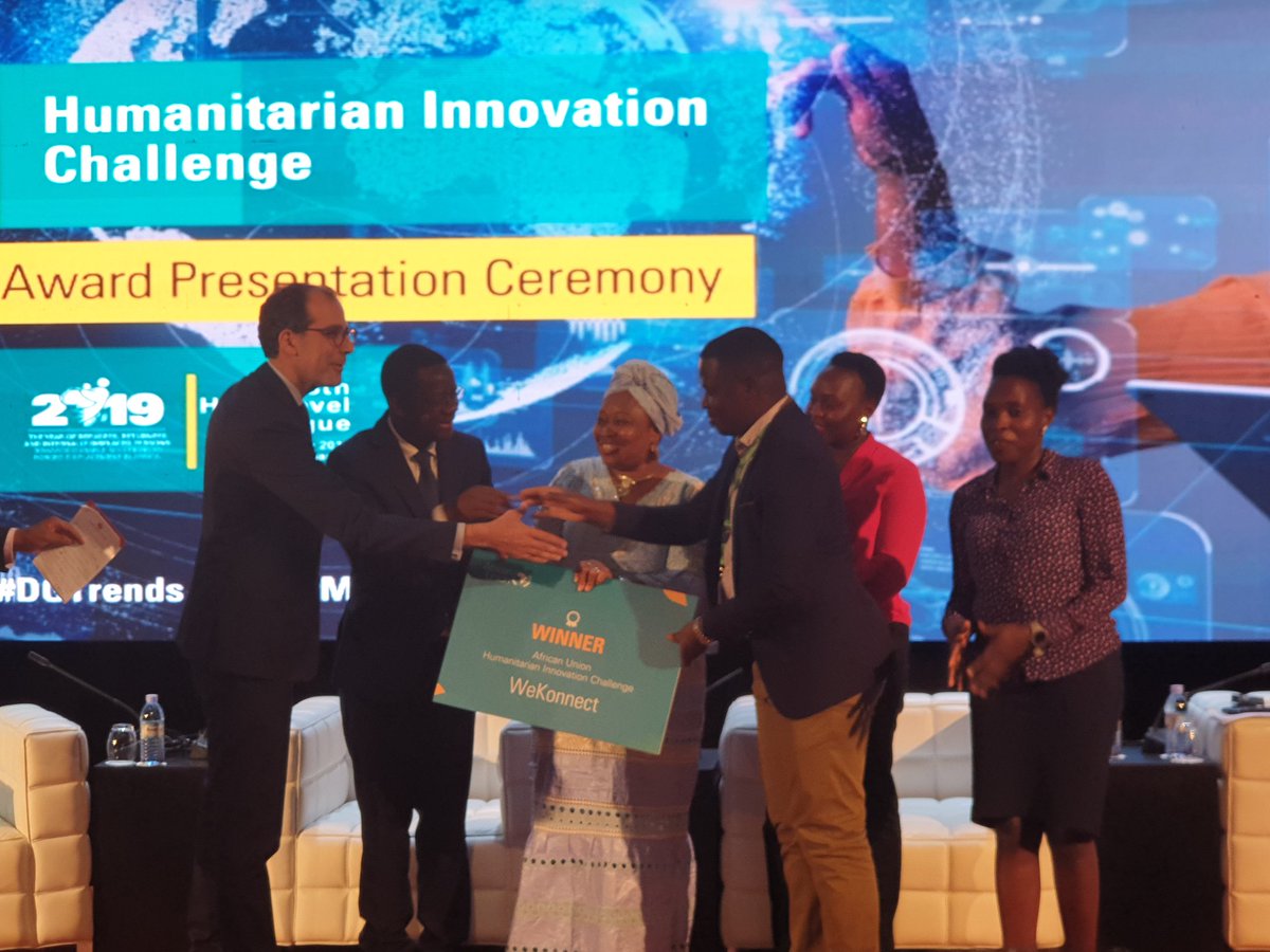 UNHCR_AU's tweet photo. @AGA_Platform @mulabbi #WeKonnect is an interactive multilingual mobile sytem comprised of mobile app, SMS and Calls. They are winners of this years humanitarian innovation challenge winning €20000. They will start working in Nakivale Refugee Camp. #DGTrends @AGA_Platform https://t.co/kSx25yubT2