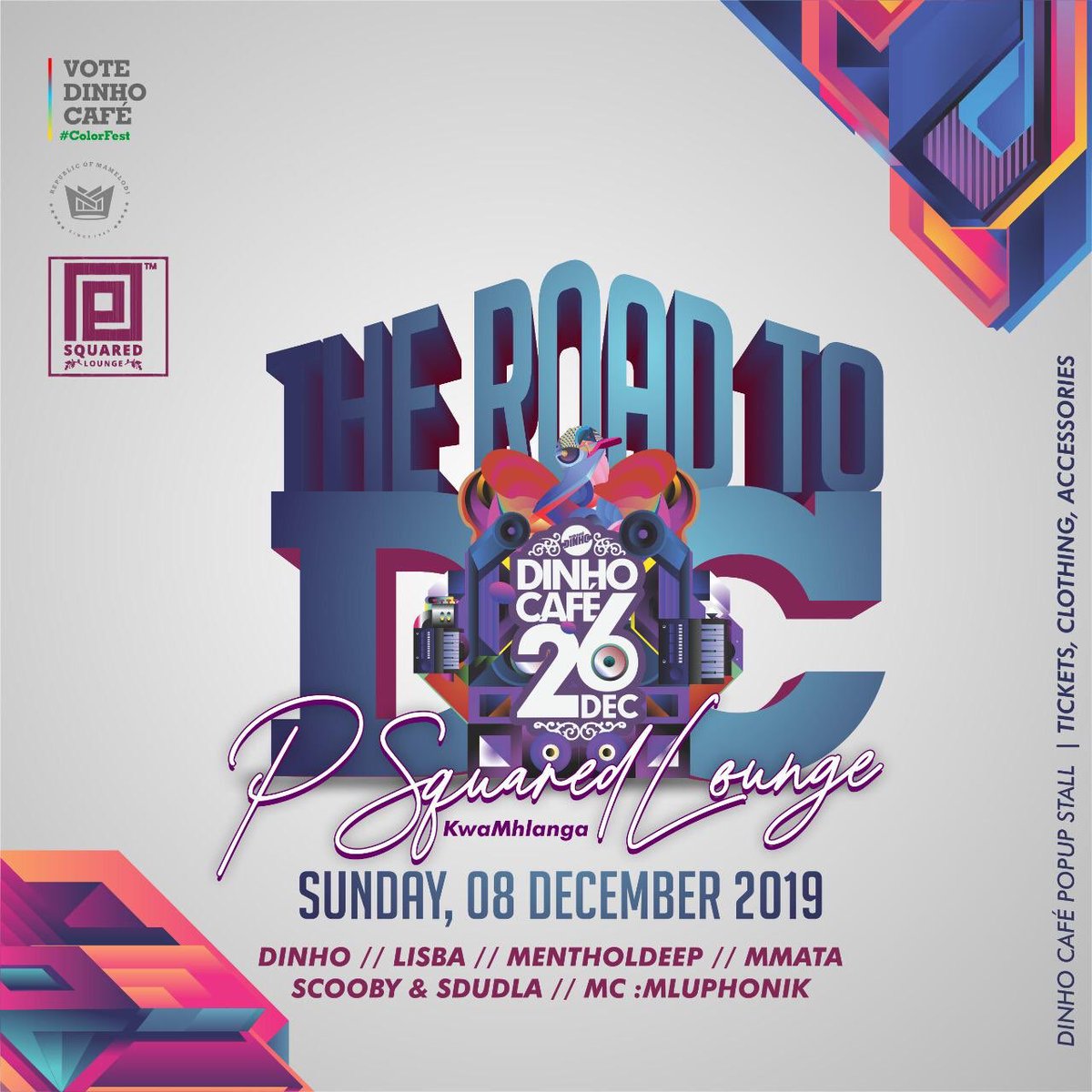 DinhoCafe_26Dec's tweet image. The Minister of Tourism Has Enforced A Weekend Filled With Dinho Café Door To Door Campaigns . Do Join Us At The Following PitStops From Today Till Sunday As We Invade Our Neighboring Cities . 

#RoadToDinhoCafé
#DinhoCafé26Dec
#ColorFest