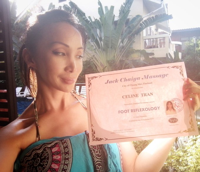 End of these 2 weeks of Tha&iuml; Massage Course with  a true Master Jedi in this field. Stretches, thumbs<a href="/tag/chiangmai"class="tags"><span>#chiangmai</span></a>