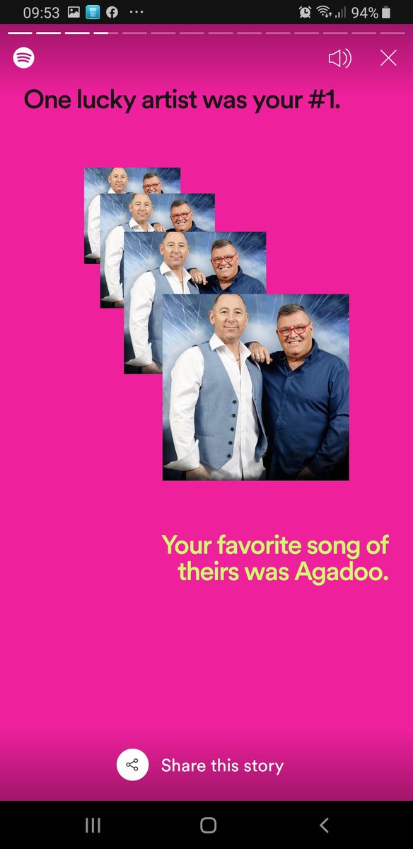 _EisforEmma's tweet photo. Just seen this on a few friends feeds thought I'd give it a go....With special thanks to my 2 year old. My number 1 song was agadoo by blacklace. a minimum of 1 hour of my 2019 that I wont ever get back. 🥴😅🤪 #spotifywrapped2019 #spotifywrapped #MumLife https://t.co/zJslzS5Di3