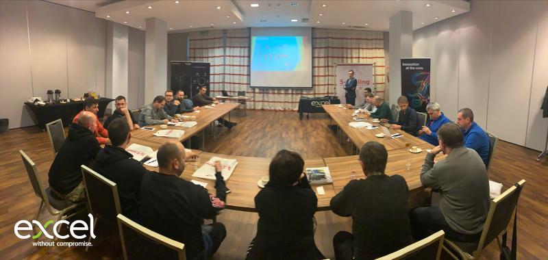 ExcelNetworking's tweet image. Yesterday, #ExcelNetworking joined by an Excel Distribution Partner in Kraków to host Excel Cabling Partner Training for a number of delegates. Thank you to everyone who attended and made the event such a success. We look forward to working with you! #Event #Partnership #Training
