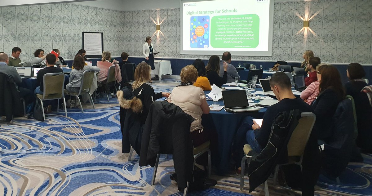 Ml_Lynch_'s tweet photo. 3 new Digital Communities of Practice being launched here in Cork today. They will use @Leargas_etwinn platform to share collaborate and reflect on the practice of meaningfully embedding digital technologies into teaching learning and assessment. #PDSTDigCoPs @PDST_TechinEd https://t.co/ds5DZNIwyJ