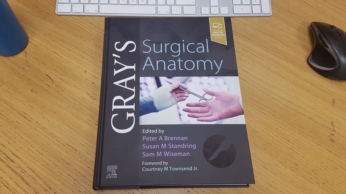 Honoured to have had the opportunity to contribute to this recently published book.  #GraysSurgicalAnatomy
Thanks @Johncalvincoffe @peterdockery1 @BrennanSurgeon @UL @UL_GEMS @ULHospitals