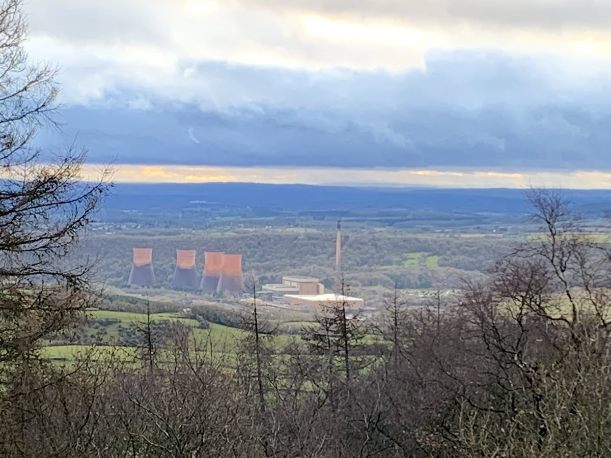 DipikaPrice's tweet photo. The final shots of the cooling towers from the top of the Wrekin The towers are expected to be blown in the next hour https://t.co/CLiajYPrmq