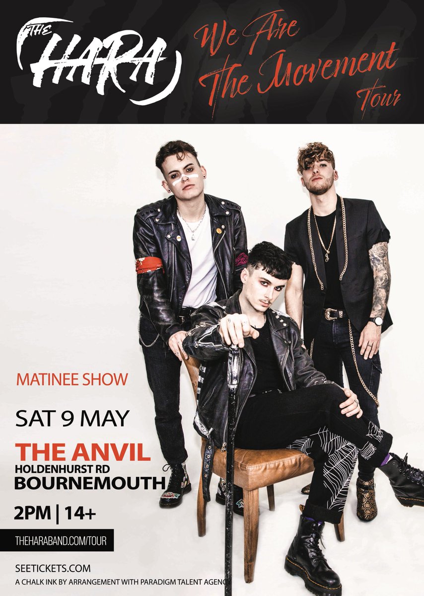 NEW SHOW
09.05.20 • Matinee

<a href="/TheHaraBand/">THE HARA</a> are a high-energy three-piece alt rock/pop band taking influences from a wide range of popular artists such as BMTH, Royal Blood, The 1975, Panic! At The Disco, Nothing But Thieves and Yungblud.

On sale 13/12 @ 10am

#TheHara #Rock