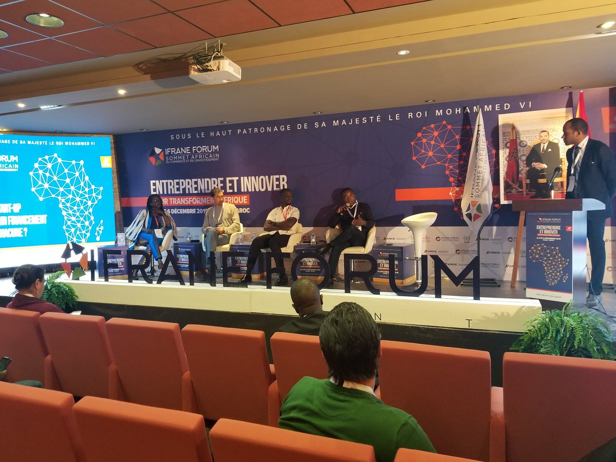 Panel 2 :  Que feraient 5 start-up Africaines avec un financement de 100.000 $ chacune ?
Modération : Trésor Ngassa 
Intervenants: Fadima Diawara,Tahar Chaenouf,Évariste Akoumian,Jean Delmas Ehui (Agritec)

#Maroc  #IfraneForum2019 #iafrika #Africa #Entrepreneurship