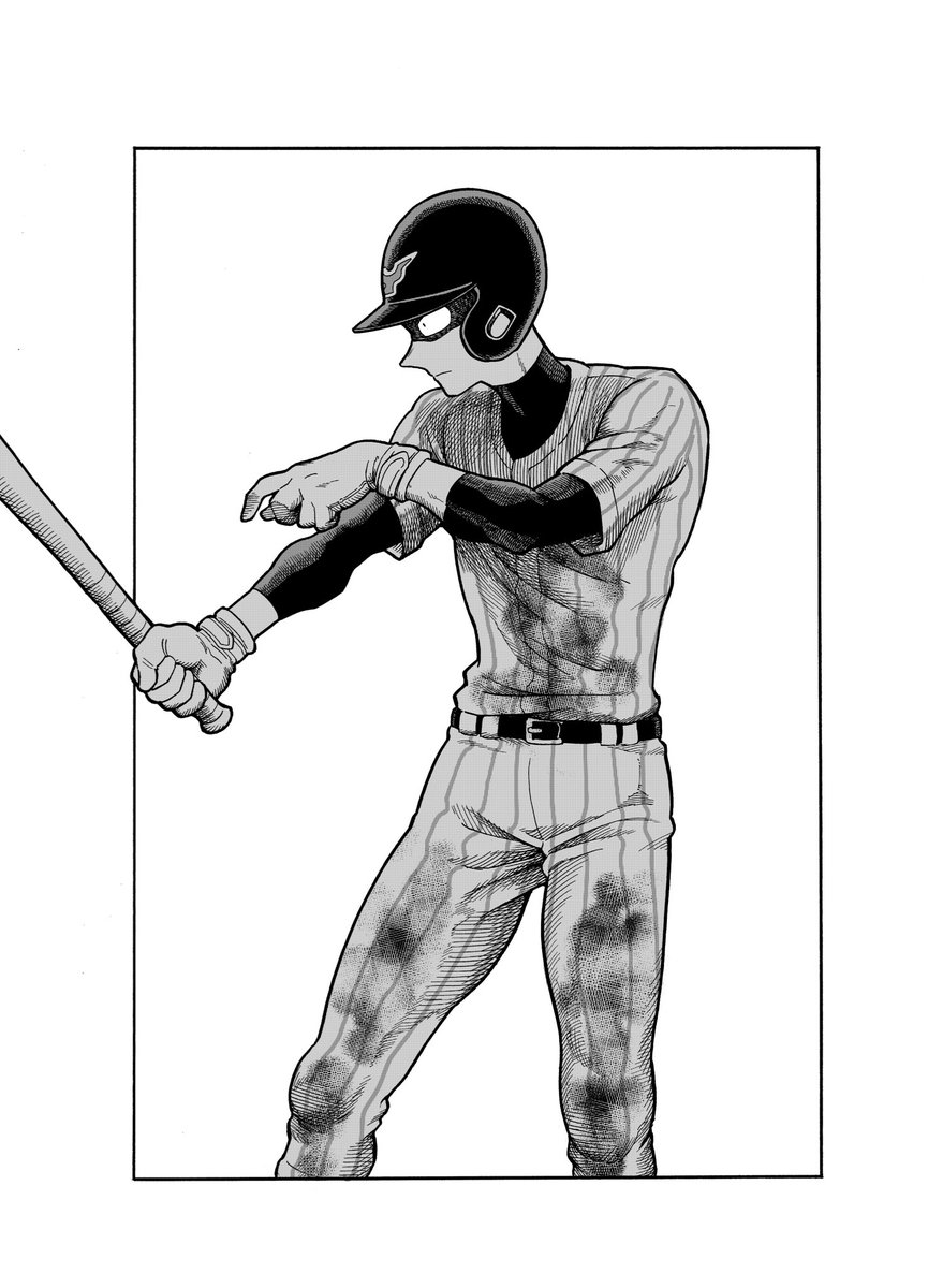 野球漫画を描こうとしたカット 