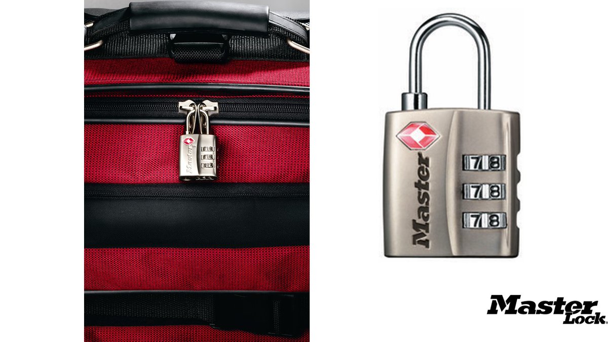 [Christmas tip]  ✈️🌟
The holidays are coming!
To ensure nothing spoils your vacation, lock your checked baggage with a TSA approved lock! bit.ly/36iZWSL