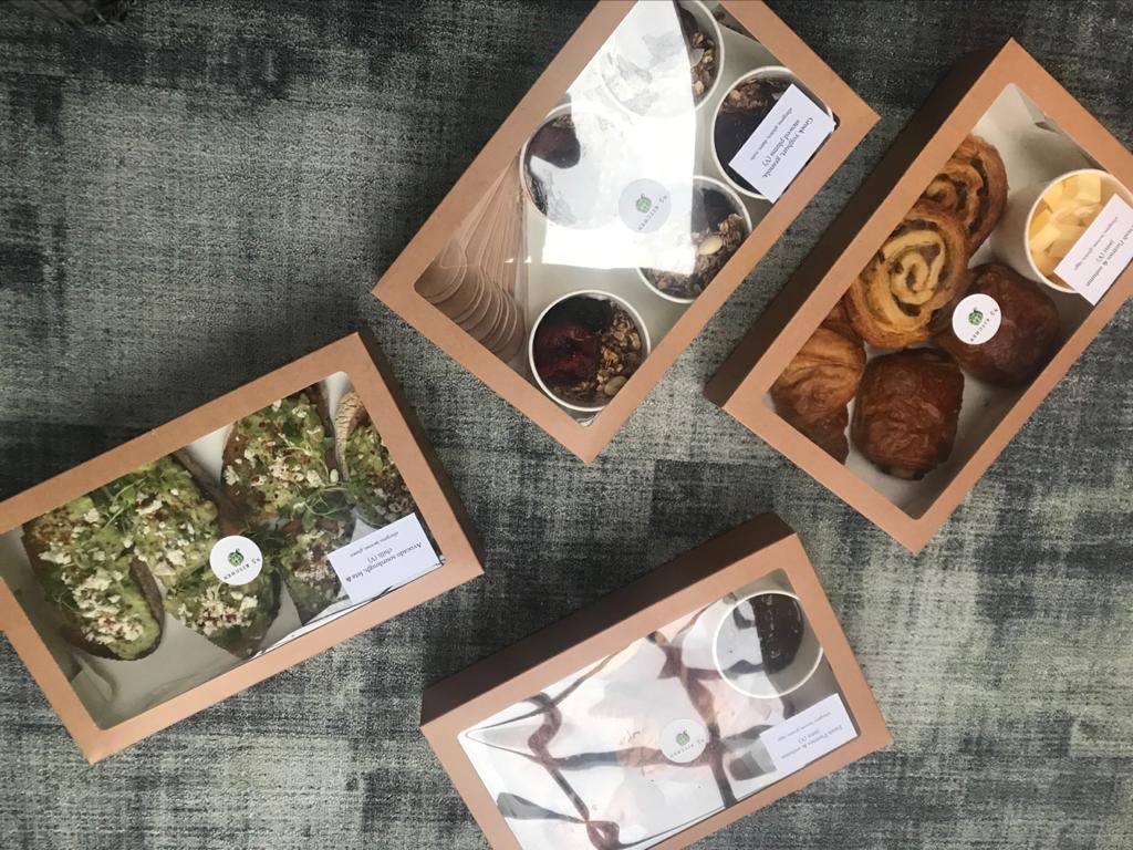 MillikenEurope's tweet image. It’s the final day on set for our new product launch photoshoot. Thank you #n5kitchen for providing such an  amazing breakfast...the perfect way to start the day! 📸 #commercialflooring #modularcarpet