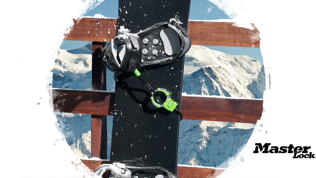Escaping to the slopes? Secure your equipment with a MasterLock StreetCuff ! bit.ly/2Lss91j