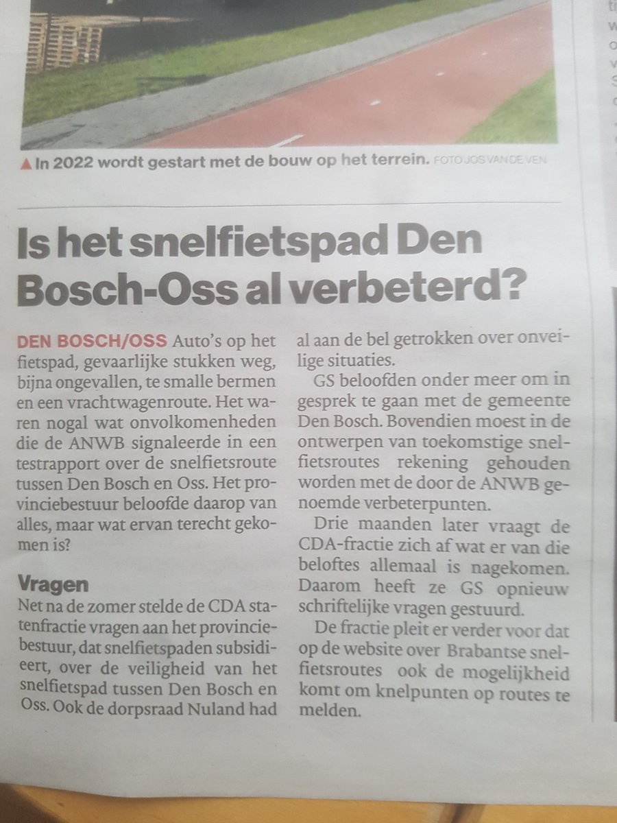 DenBoschfietst's tweet photo. Is het snelfietspad Den Bosch - Oss al verbeterd? #F59 https://t.co/4btrsvBkIG