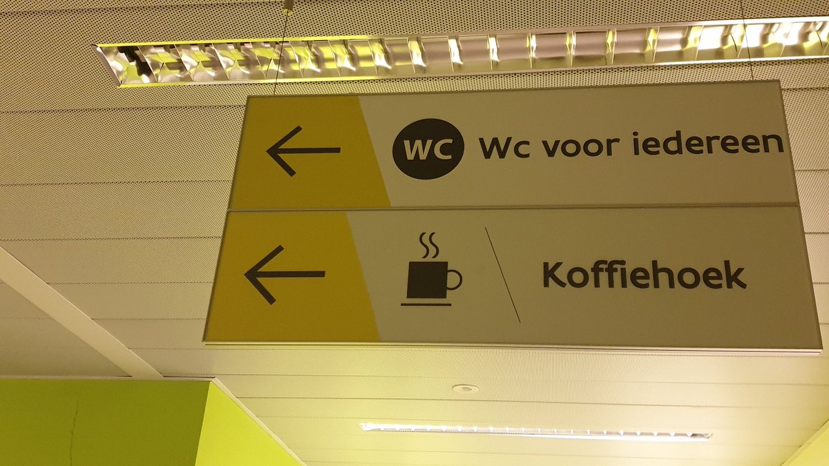 dj4am's tweet photo. For our #EdReNe guests: "Wc voor iedereen" means ”Toilet for everyone". It seems we also have a toilet for nobody, only nobody has already found it.
Funny things you see as an international guest in a Flemish building. https://t.co/ydtilBl7mO