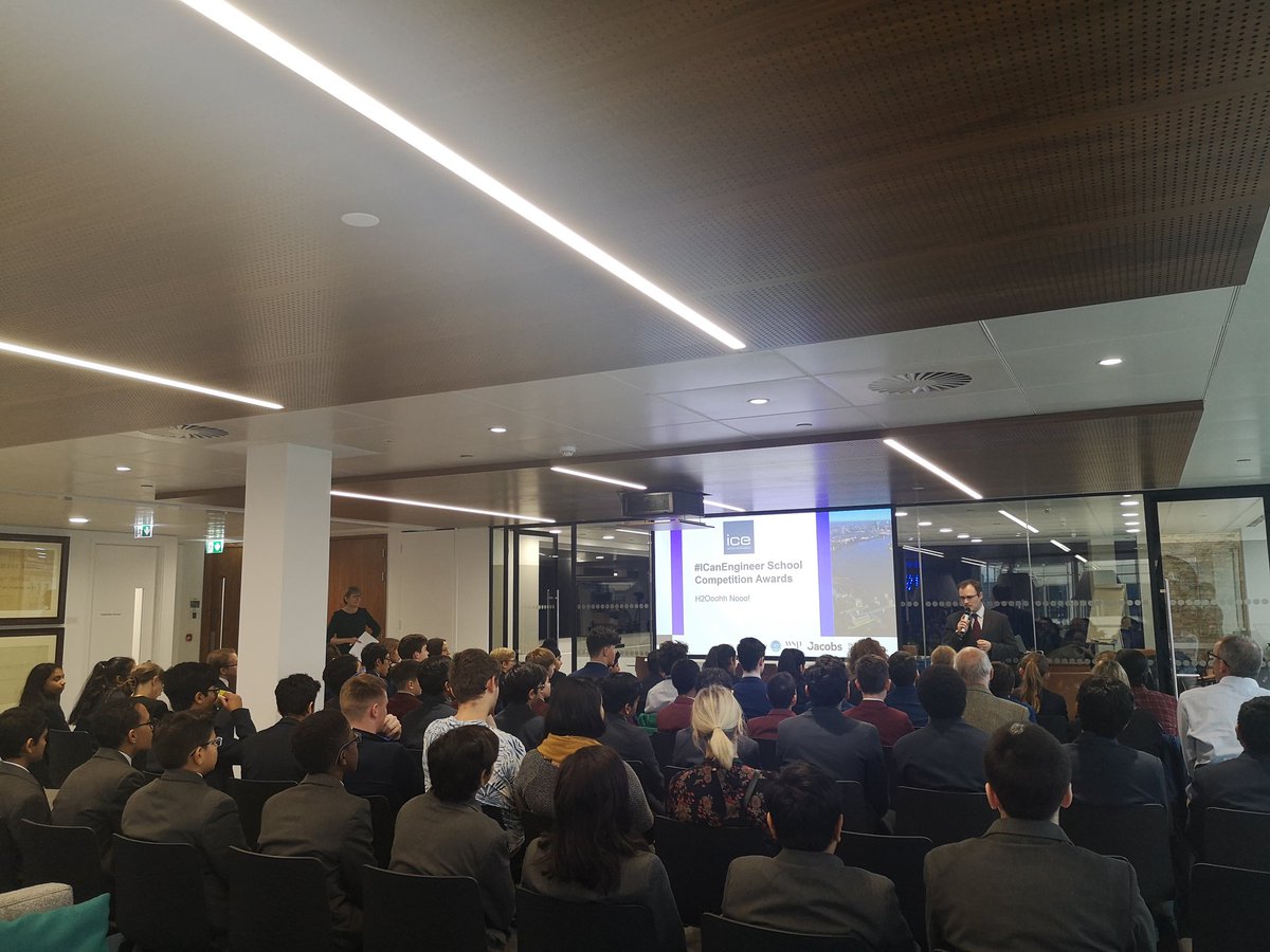 ICE_London's tweet photo. Excited for the #ICanEngineer competition final @JacobsConnects to hear about future flooding protection schemes.
Thanks to all the schools and industry supporters @ICELondonG_S https://t.co/QDaa1BynOq