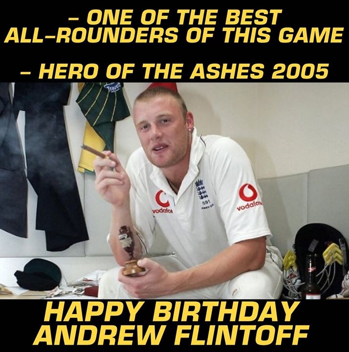 Happy Birthday, Andrew Flintoff 