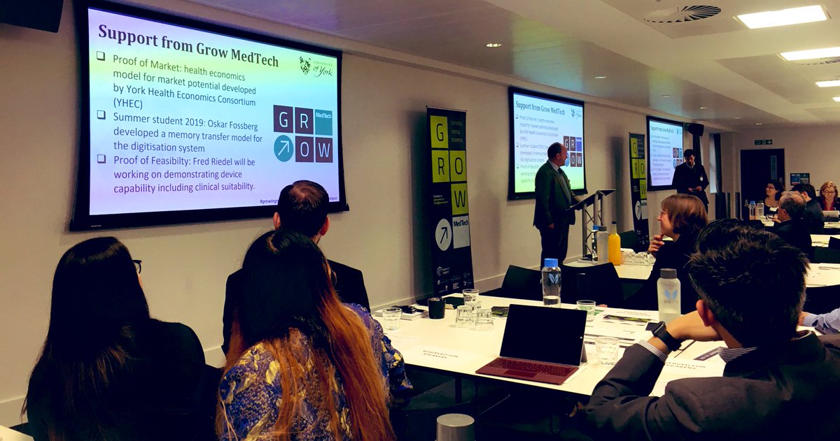 Danielle Miles (@dr_d_miles) on Twitter photo Roddy Vann from <a href="/UniOfYork/">University of York</a> and his company partner <a href="/SylatechLtd/">Sylatech</a> outlining their journey in medical imaging and support from <a href="/growmedtech/">Grow MedTech</a> . #growingmedtech Roddy Vann from <a href="/UniOfYork/">University of York</a> and his company partner <a href="/SylatechLtd/">Sylatech</a> outlining their journey in medical imaging and support from <a href="/growmedtech/">Grow MedTech</a> . #growingmedtech