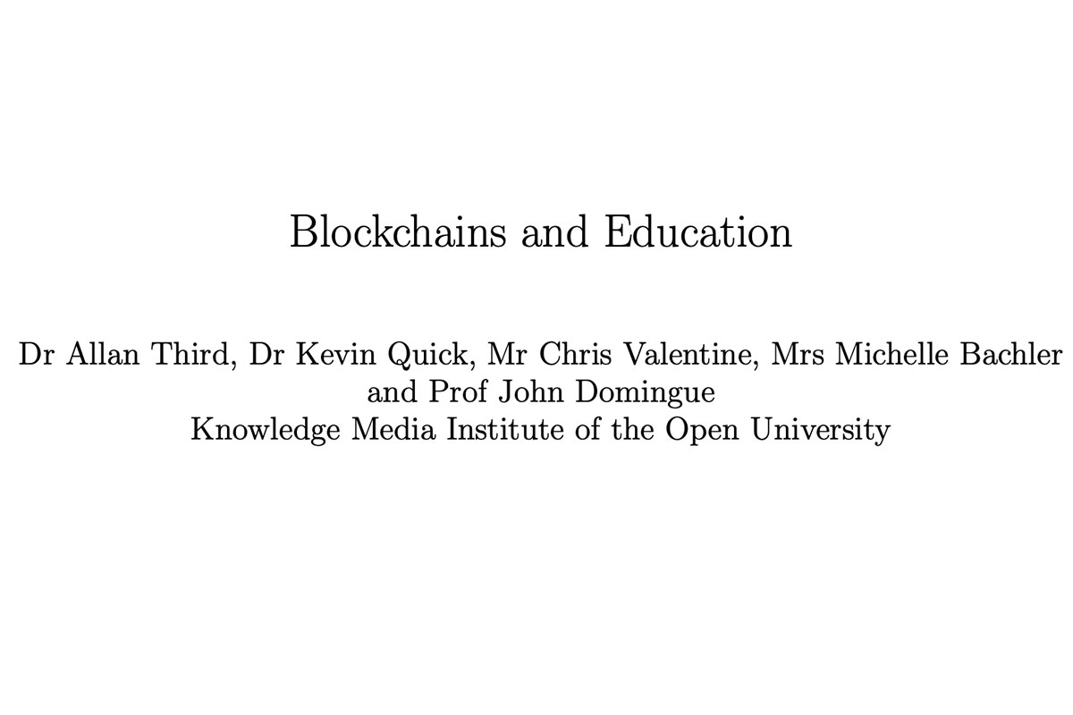 Our latest academic paper by <a href="/OpenUniversity/">The Open University</a> on #Blockchain in #education is now available! 
eublockchainforum.eu/sites/default/…