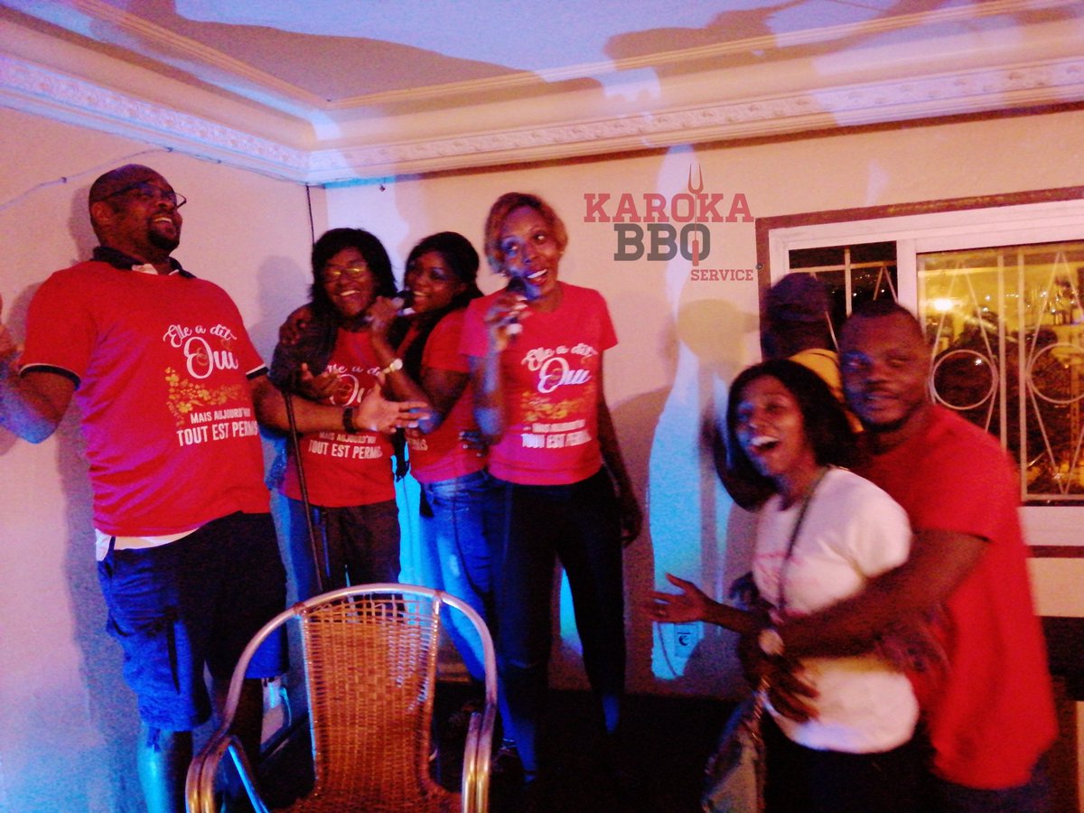 Karoka237's tweet photo. Enterrement de vie de jeune fille 😘
Réservé GRATUITEMENT pour vos événements.
#youneedit #camburger #karoka237 #karaoke #Yaoundé #funadvisor #relaxitsjustheatandmeat https://t.co/wYbPoweDwj
