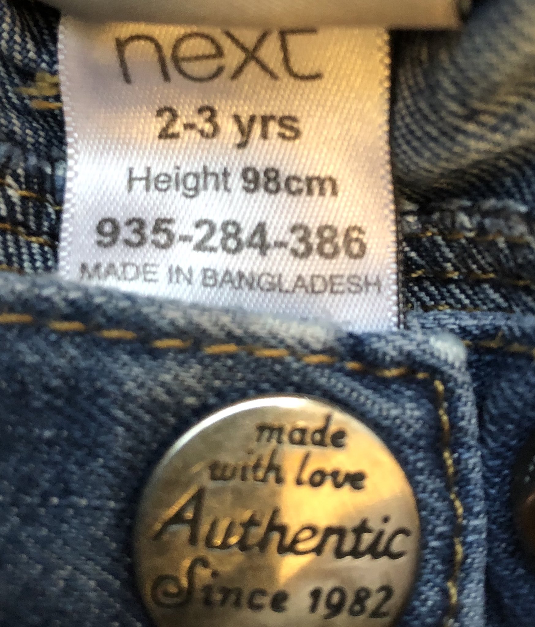love jeans since 1982