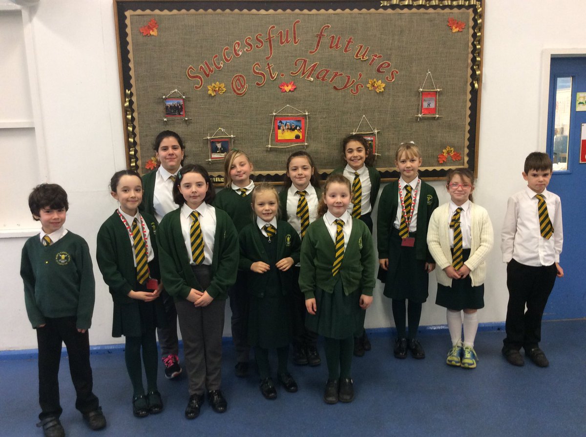 StMarysRCSch's tweet image. Congratulations to our Stars and Citizens of the week, the choir who got awarded the Headteacher’s award, and our Year 5 winner for a book review competition. We also had @ChepRoundTable come in for anothe £100 donation thanks to our choir performing at the fireworks. #WhatAWeek