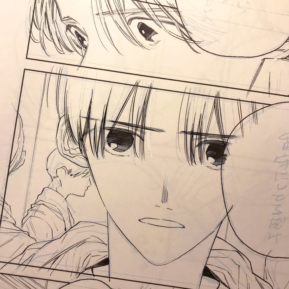 リツイートさせていただきました。新連載「いけない子」です。画像はペン入れ写真…また雑誌をお受け取りしたら改めてお知らせさせてください…! 