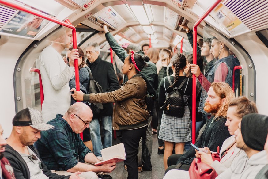 Londonist's tweet photo. What’s something you can say on the tube during rush hour that you can also say during sex? https://t.co/jHOV3Rizb0