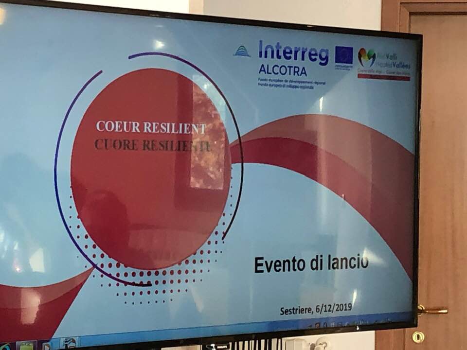 #6dicembre #cambiamenticlimatici
#Sestriere ospita oggi il lancio di #Cuoreresiliente parte del #pianointegratoterritoriale #AlteValli #CuoredelleAlpi finanziato dal programma <a href="/InterregALCOTRA/">Interreg ALCOTRA</a>