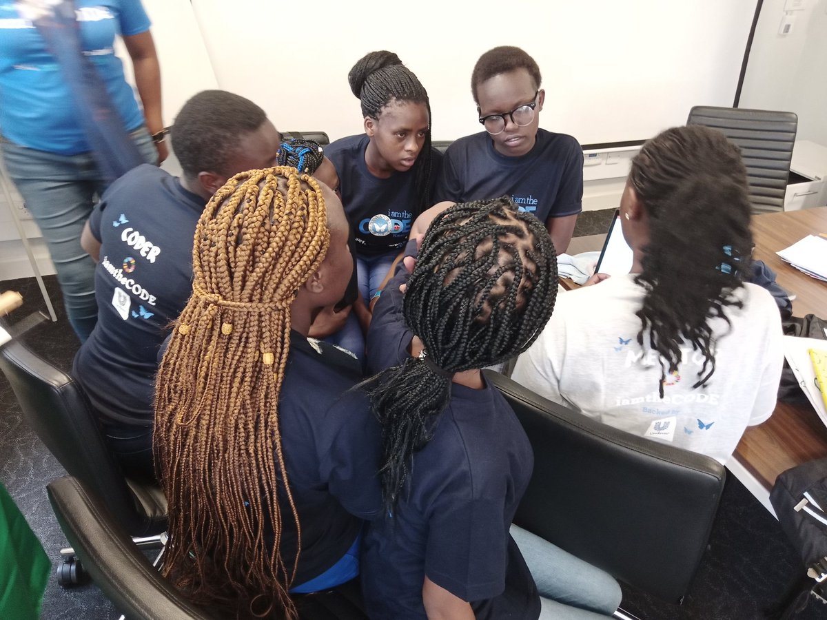 i_amthecode's tweet photo. Our girls from Mathare Slum in #Nairobi, Kenya have been working hard for the last 12 weeks. 

Our CEO @mjamme has joined them today to celebrate their hard work and achievement as they graduate from the 12-weeks @i_amthecode coding course. 

#STEM #RiseThroughTech #NairobiCoders https://t.co/6S4sriC1Vh