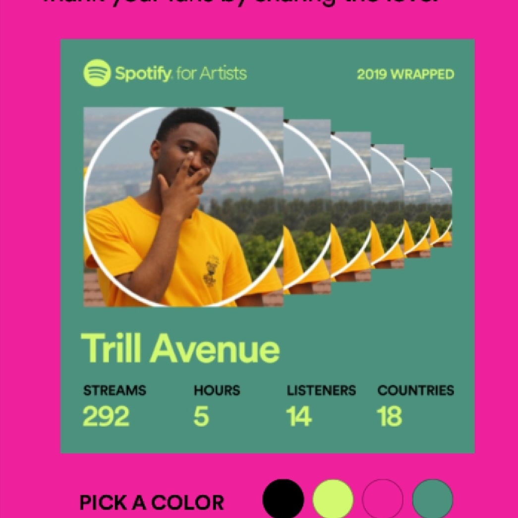 Thanks for the love, Next year we tripling these numbers 🤞🤞🤞