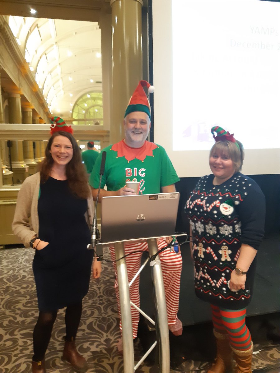 JillHemmington's tweet photo. First fancy dress AMHP conference! Happy again to be spending the day with a room full of knowledgeable Yorkshire AMHPs #YAMHP @CheneyChristina https://t.co/8l6dyecZhu